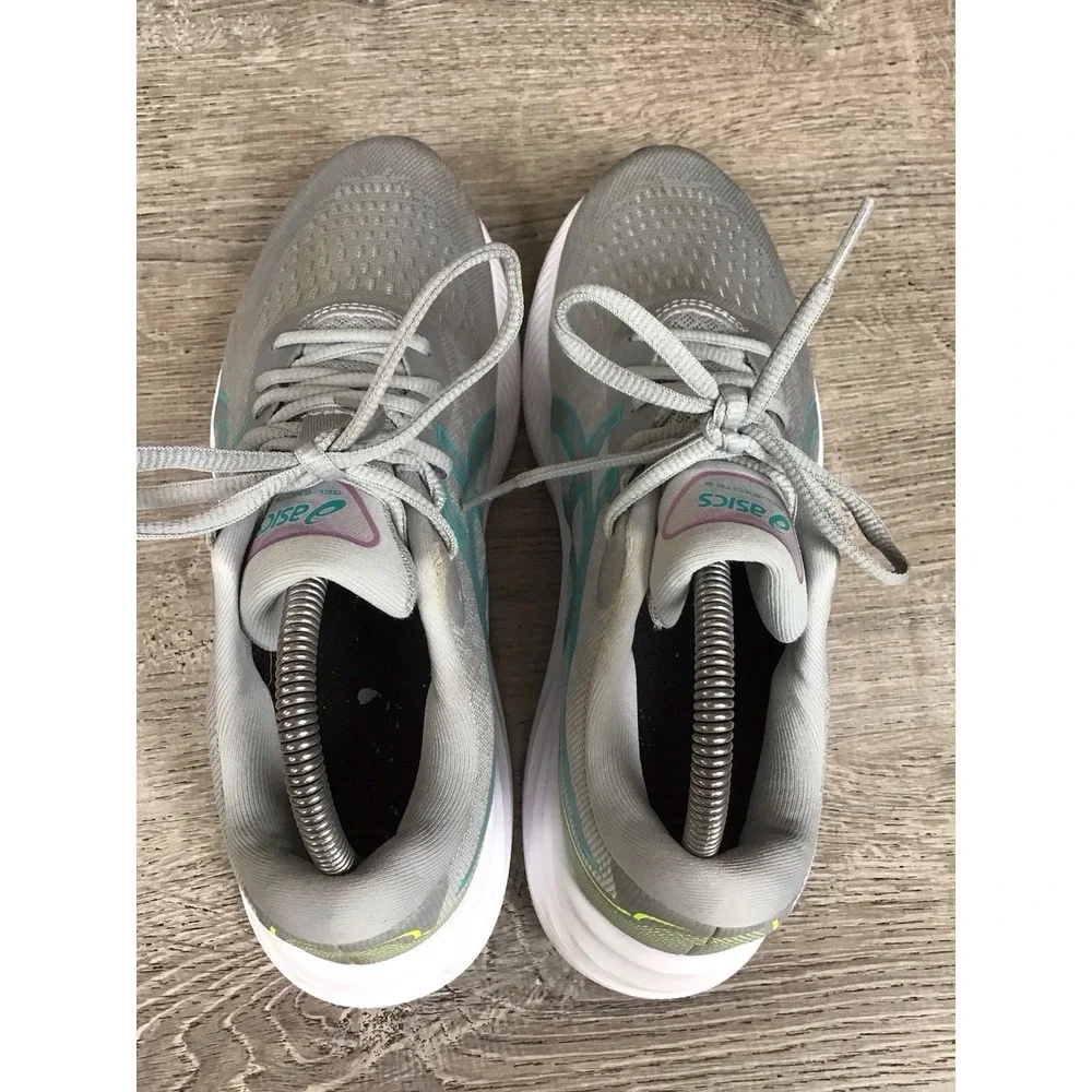 Asics Gel-Excite 9 Women's Size 9 Wide Running Shoes Piedmont Grey/Sea 1012B183